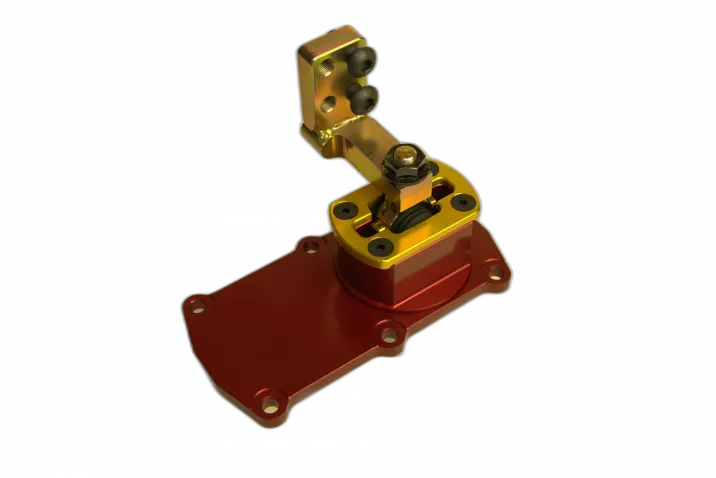 Qwik Stik Shifter TKO500/600 2" Left, - 0.500" Bwd Frt Sckideal for 62-67 Chevy II/Nova